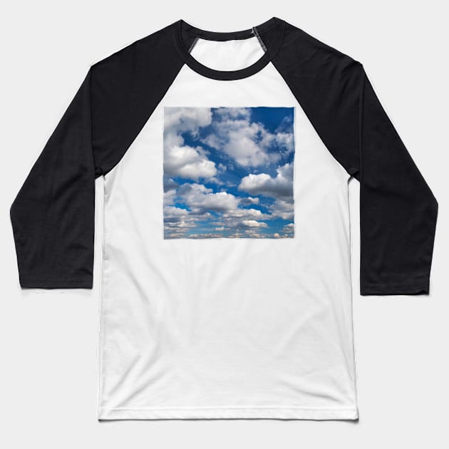 Sky Baseball T-Shirt by cinema4design